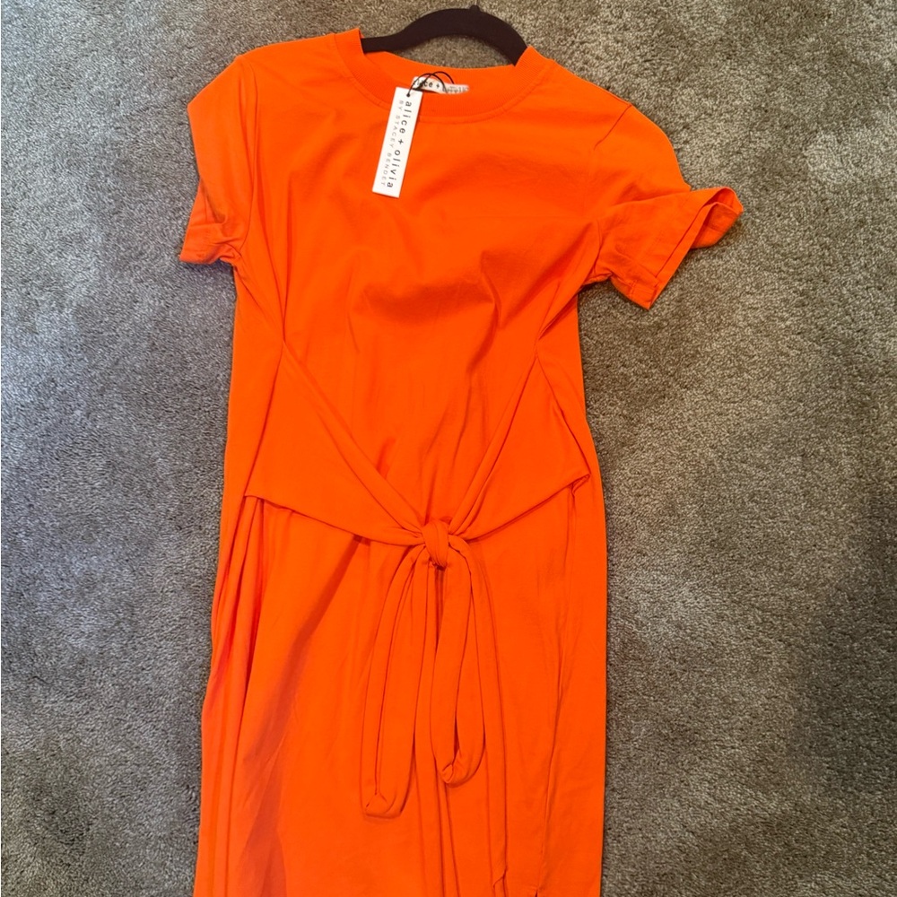 Brand NWT Alice + Olivia dress in orange